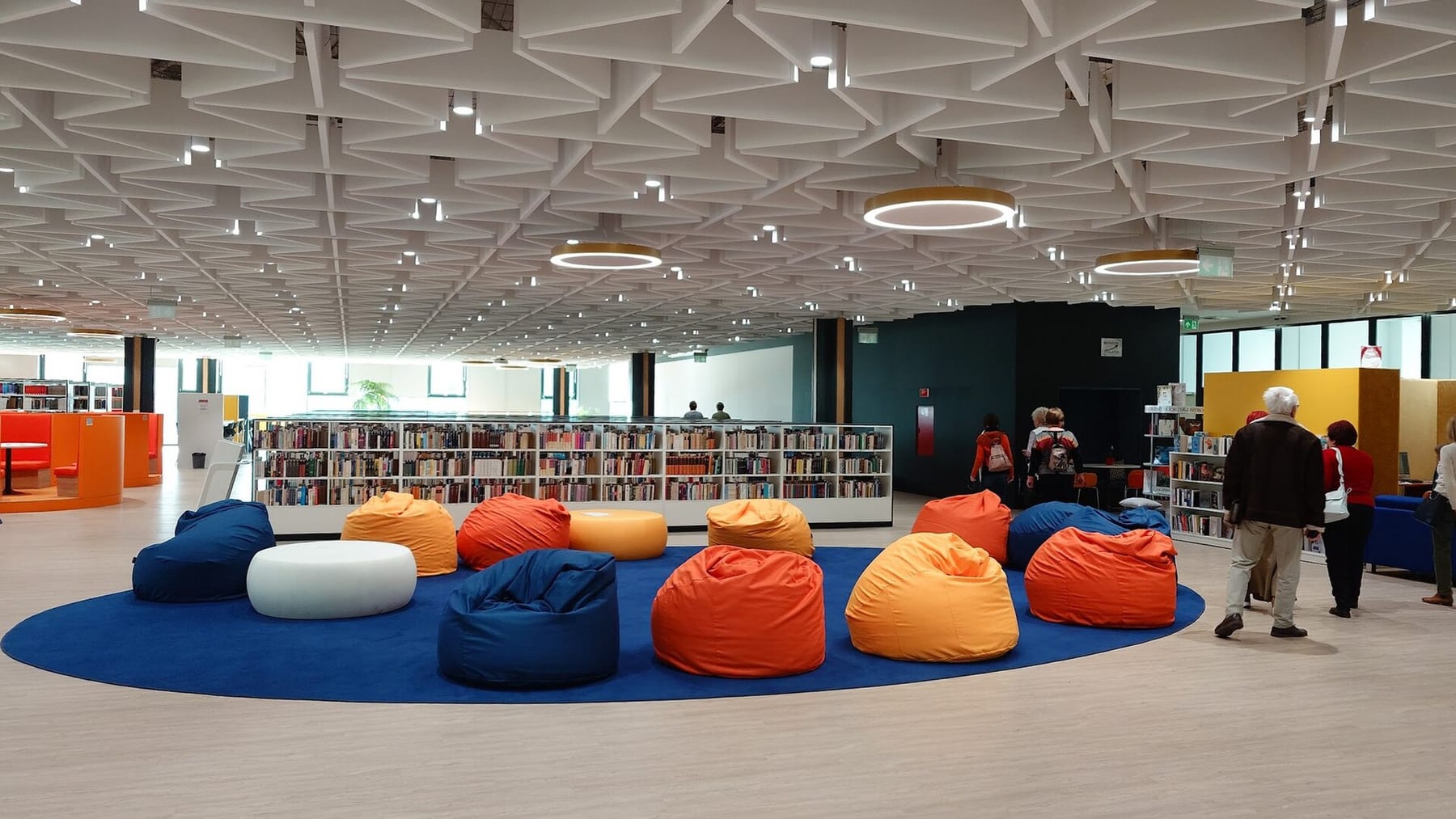 A university library reading room