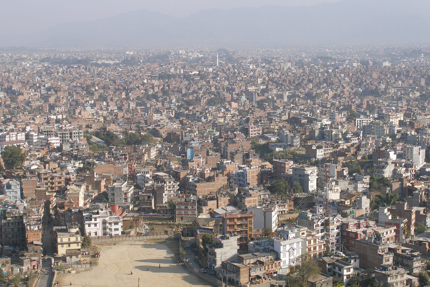 View over Kathmandu, where Motif was founded